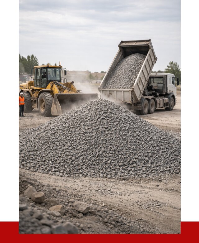 Купить щебень с доставкой в Саяногорске от 2561 руб. | ПРОНЕРУДСнг