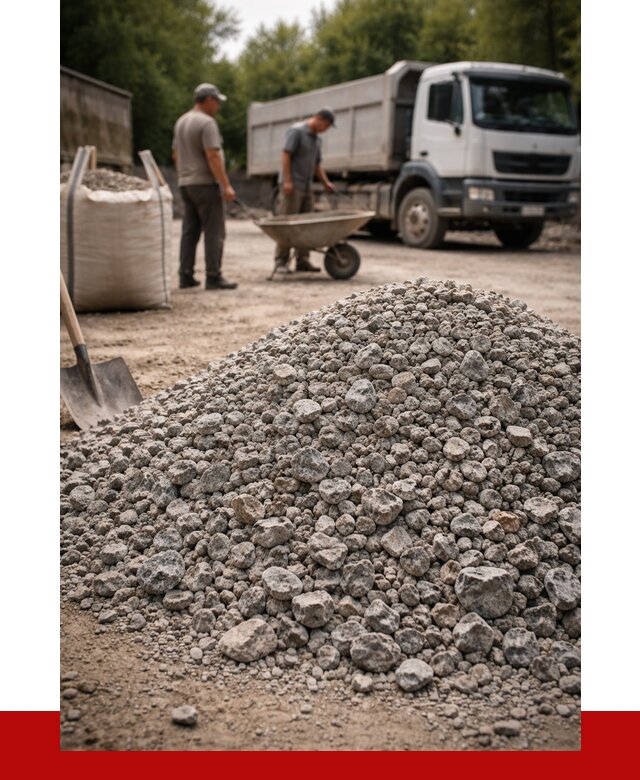 Гранитный щебень фракция 20-40 в Саяногорске от 3278 руб. ПРОНЕРУДСнг