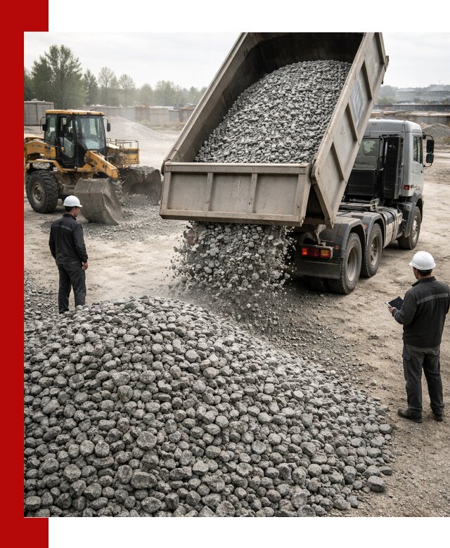 Доставка гранитного щебня фракции 20-40 в Саяногорске