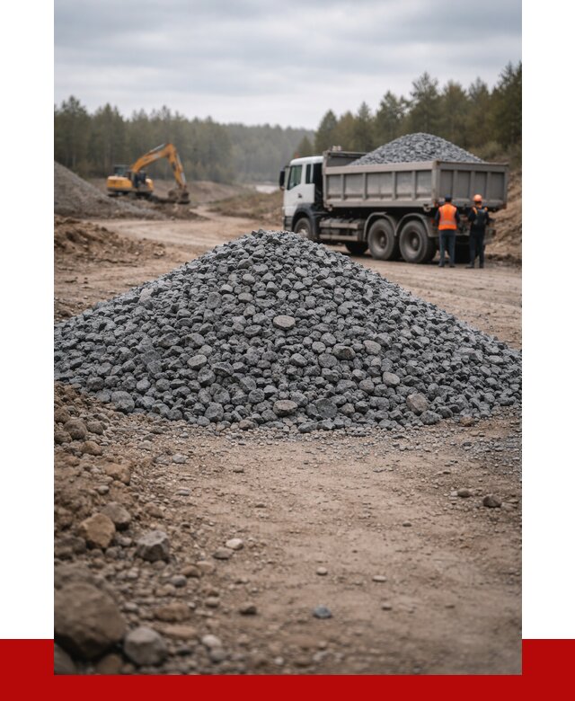 Щебень габбро диабаз фракция 40-70 в Саяногорске от 2253 р-ПРОНЕРУДСнг