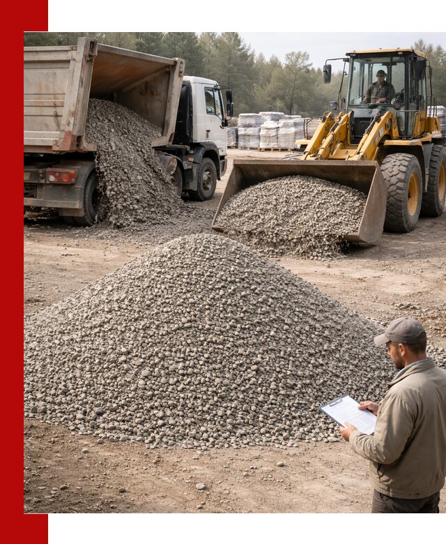 Гравийный щебень фракция 5–10 с доставкой в Саяногорске