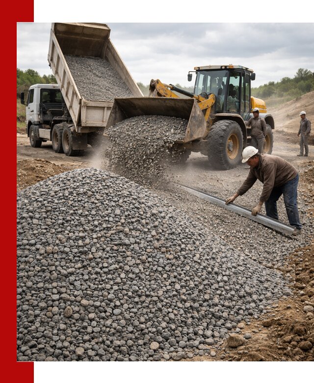 Гравийный щебень фракция 5-20 с доставкой в Саяногорске