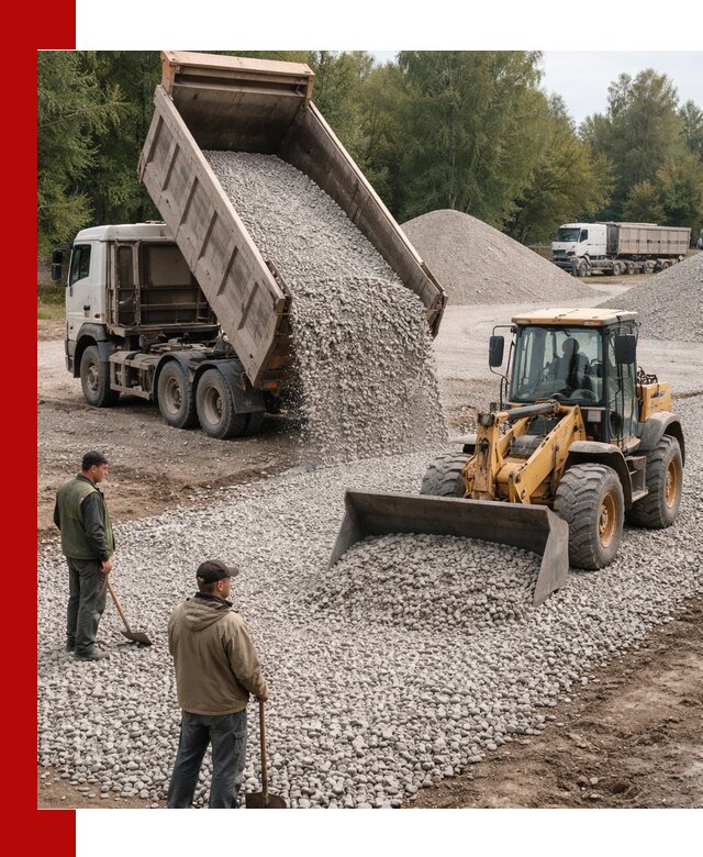 Купить гравийный щебень фракция 20-40 в Саяногорске с доставкой