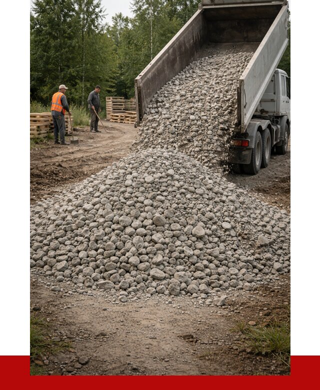 гравийный щебень фракция 70-120 в Саяногорске от 2510 р. ПРОНЕРУДСнг