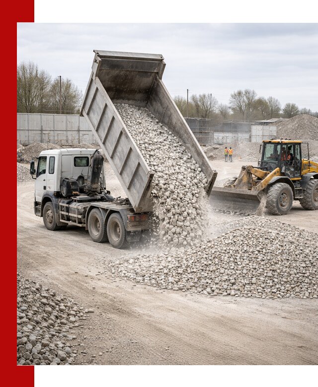 Доставка и продажа известнякового щебня в Саяногорске