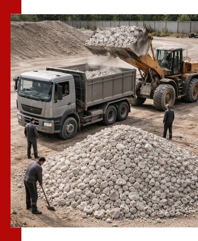 Известняковый щебень фракция 70–150 с доставкой в Саяногорске