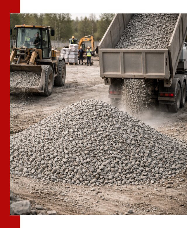 Вторичный щебень фракции 5-20 в Саяногорске — доставка и продажа крупнотоннажно