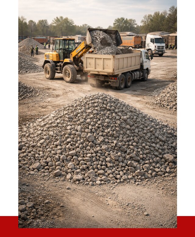 Вторичный щебень фракция 40-70 в Саяногорске от 1782 р, ПРОНЕРУДСнг