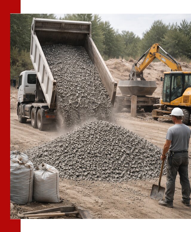 Доставка и продажа бетонного щебня в Саяногорске