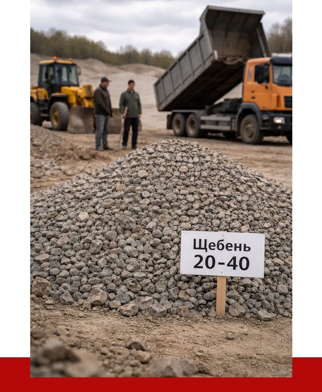 Бетонный щебень фракция 20-40 в Саяногорске от 2510 р. | ПРОНЕРУДСнг