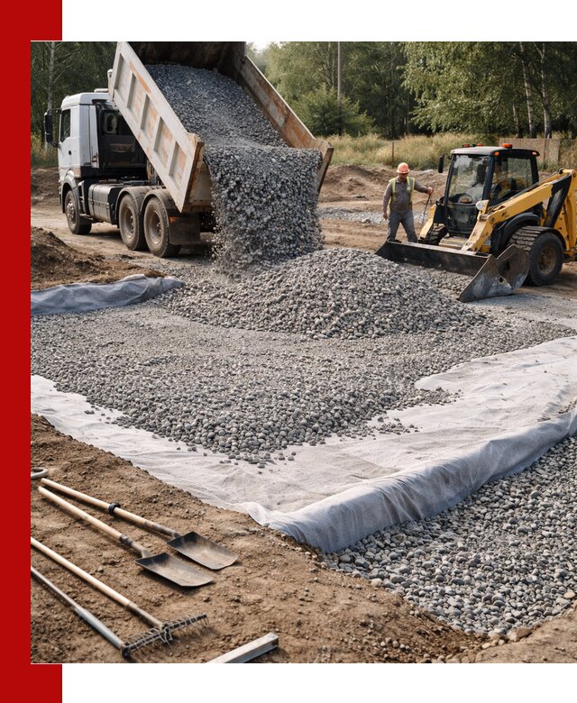 Щебень для фундамента с доставкой в Саяногорске