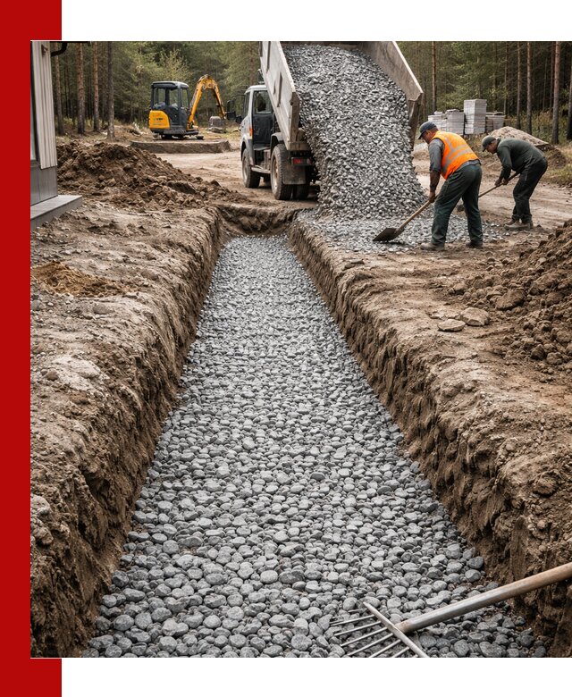 Щебень для дренажа с доставкой в Саяногорске высокого качества