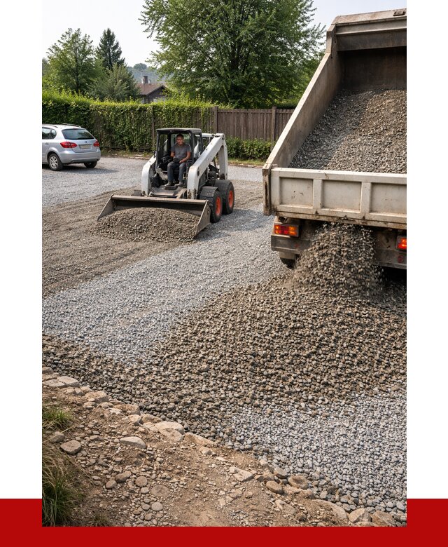 Щебень для парковки в Саяногорске с доставкой от 1229 р.| ПРОНЕРУДСнг