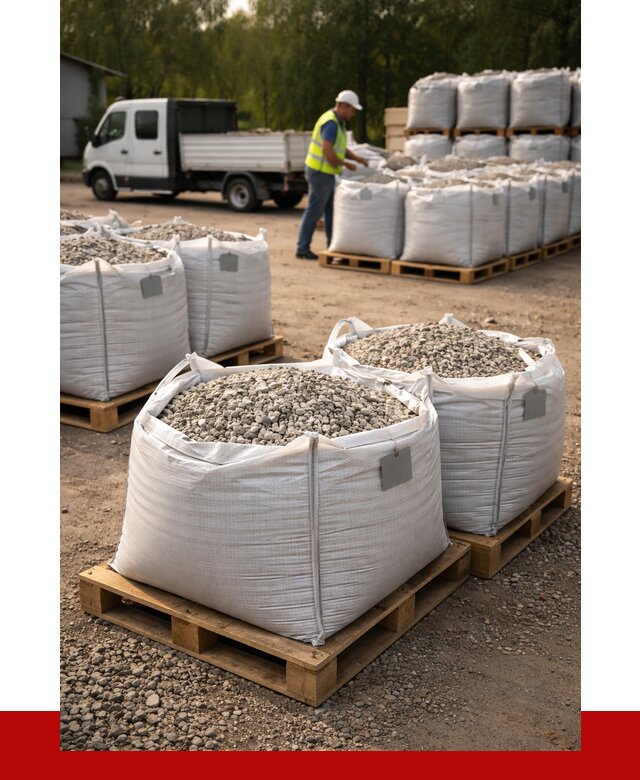 Щебень в мешках с доставкой в Саяногорске от 4302 р. | ПРОНЕРУДСнг