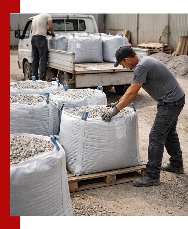 Доставка щебня в мешках по выгодным ценам в Саяногорске