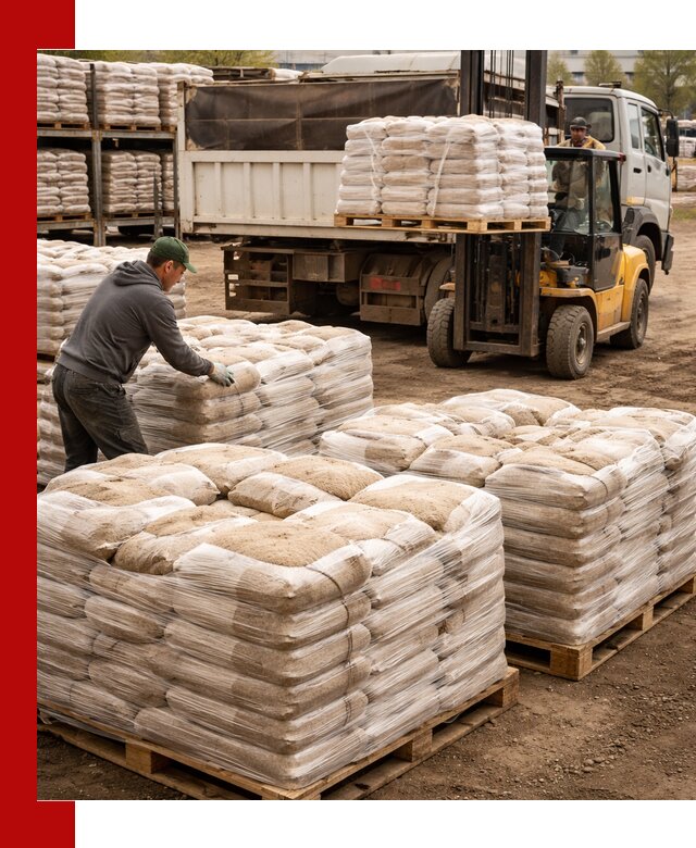 Карьерный песок в мешках с доставкой в Саяногорске