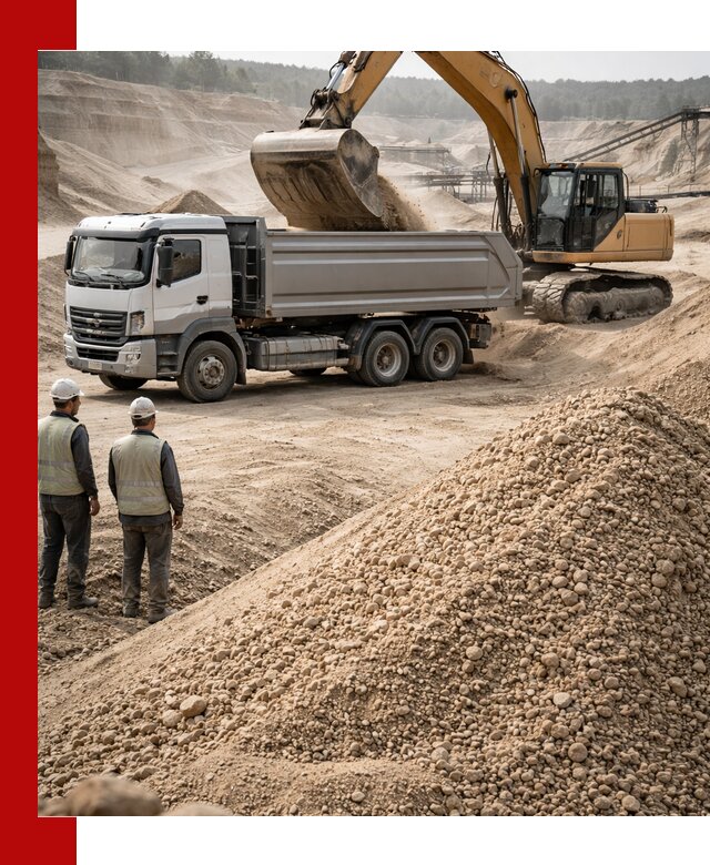 Карьерный крупнозернистый песок с доставкой в Саяногорске