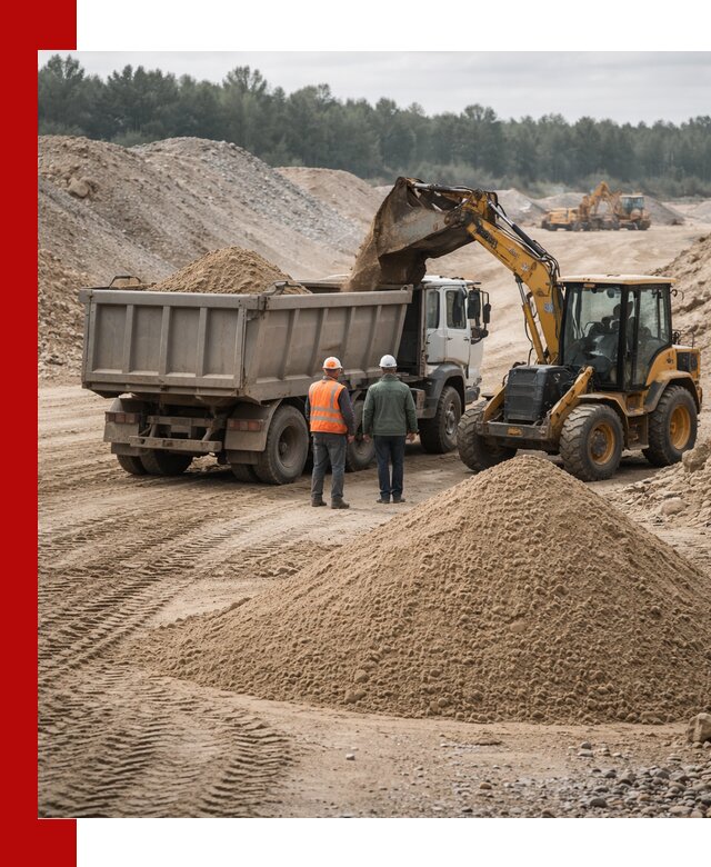 Карьерный среднезернистый песок с доставкой в Саяногорске