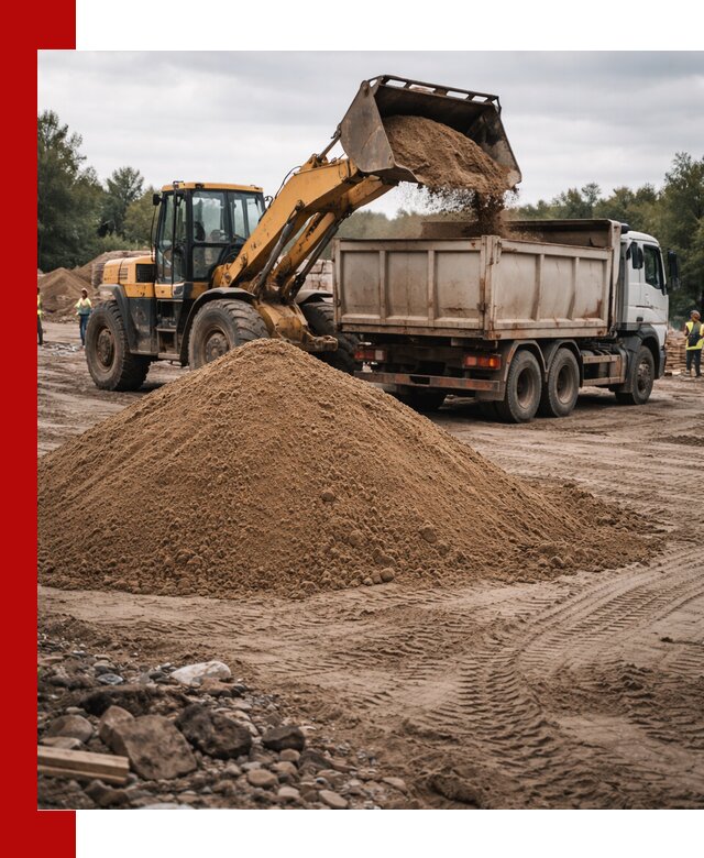 Доставка речного песка навалом в Саяногорске быстро и выгодно