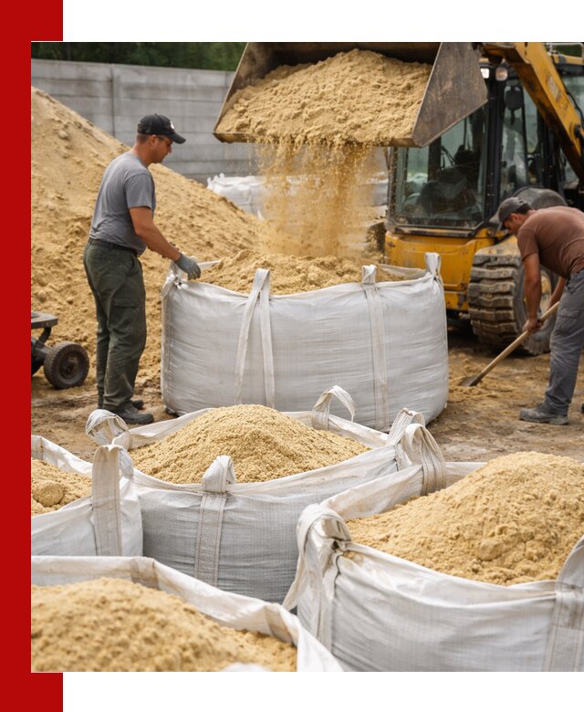 Поставка качественного песка для кладки в Саяногорске