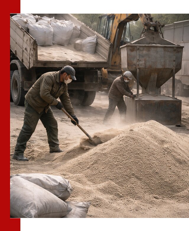 Кварцевый песок для пескоструя в Саяногорске — доставка и качество