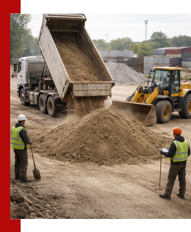 Доставка и продажа пескогрунта оптом и в розницу в Саяногорске