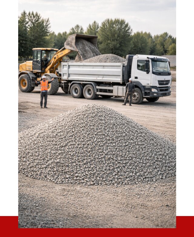 Купить мытый гравий в Саяногорске от 3585 р, доставка ПРОНЕРУДСнг