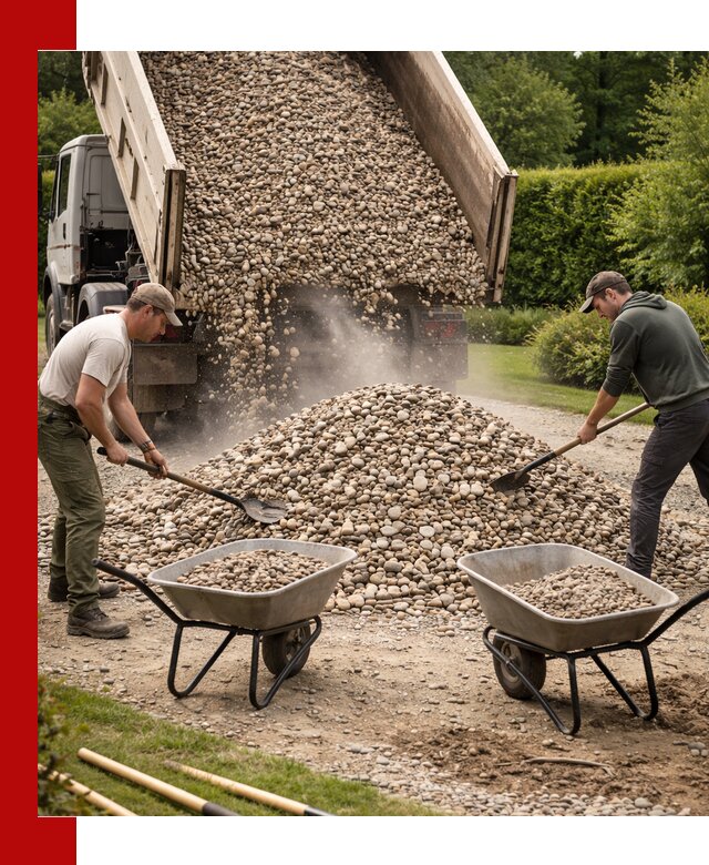 Доставка и продажа декоративной гальки в Саяногорске