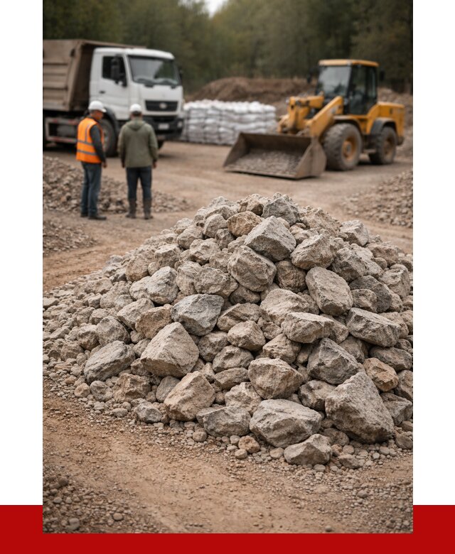 Купить бутовый камень с доставкой в Саяногорске от 2356 р. | ПРОНЕРУДСнг