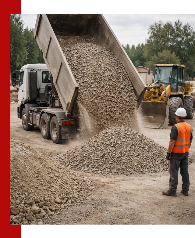 Доставка щпс в Саяногорске — щебеночно-песчаная смесь под заборы и дорожки
