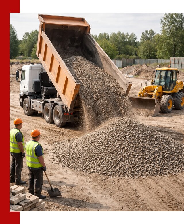 Доставка щебёночно-песчаной смеси ЩПС С7 в Саяногорске