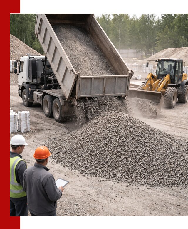 Доставка и продажа гранитного отсева 0-10 в Саяногорске