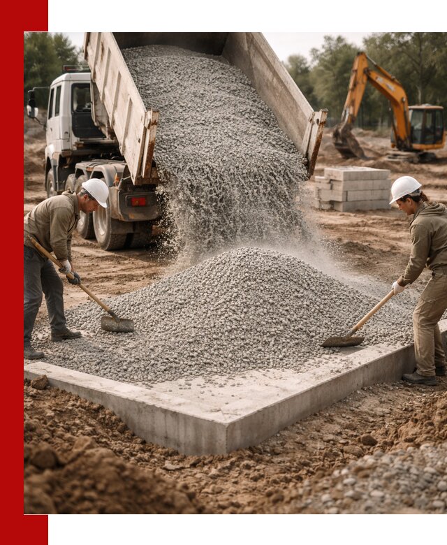 Доставка и продажа отсева для бетона в Саяногорске