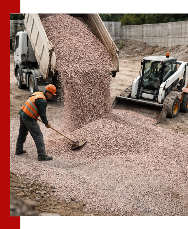 Крошка розовый гранит с доставкой в Саяногорске от производителя