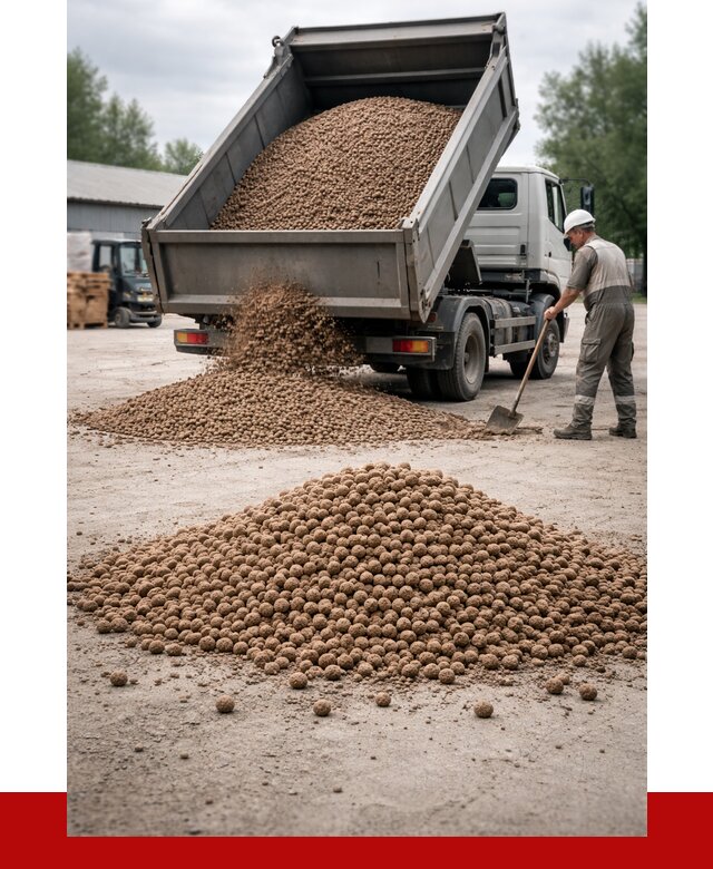 Керамзит с доставкой в Саяногорске от 4302 р. за м3 | ПРОНЕРУДСнг