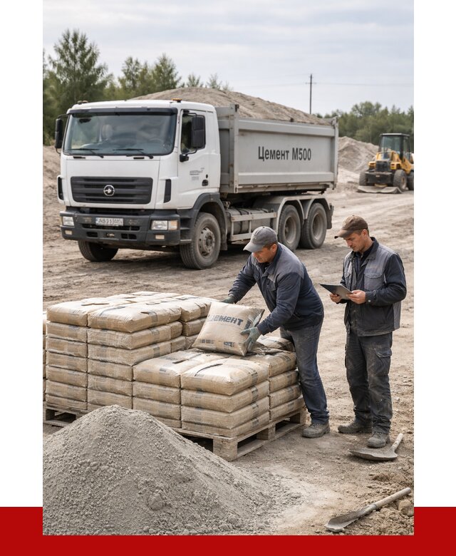 Купить цемент м500 с доставкой в Саяногорске от 5326 р. | ПРОНЕРУДСнг