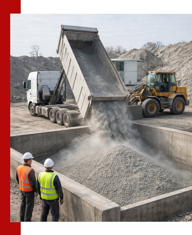 Доставка цемента навалом в Саяногорске крупными партиями