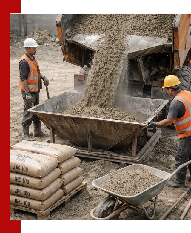 Доставка цементно-песчаной смеси М100 в Саяногорске