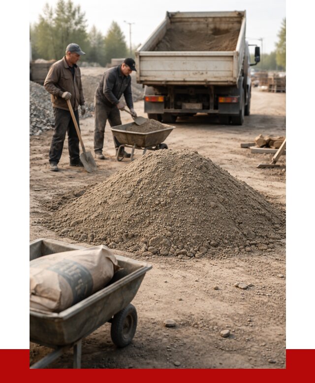 Цементно-песчаная смесь М150 в Саяногорске от 4814 р. | ПРОНЕРУДСнг