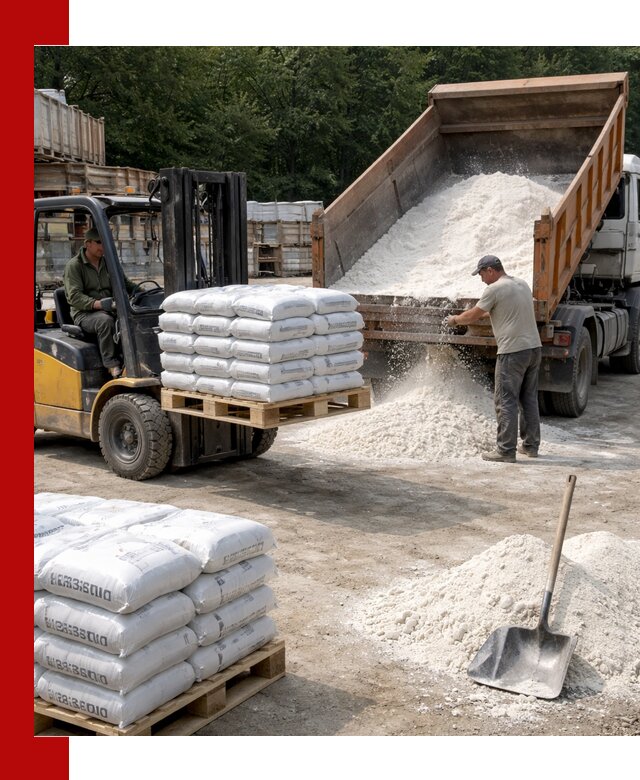 Доставка строительной извести оптом и в розницу в Саяногорске