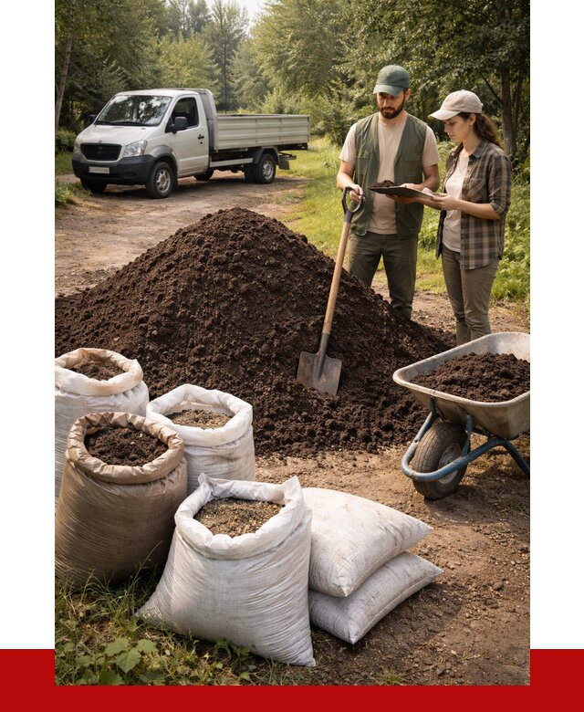 Купить грунт с доставкой в Саяногорске от 4609 р. за м3 | ПРОНЕРУДСнг