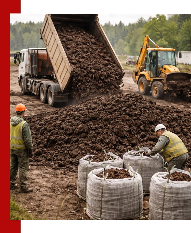 Доставка нейтрального торфа в Саяногорске оптом и в розницу