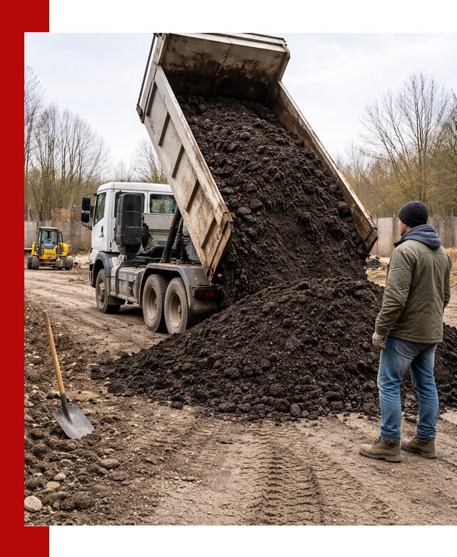 Доставка чернозема навалом в Саяногорске быстро и выгодно