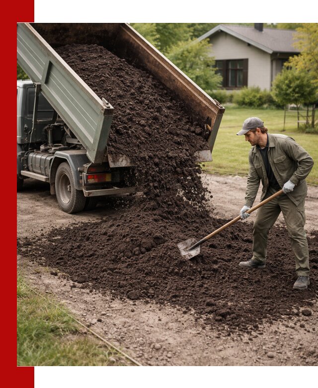 Чернозем для газона с доставкой в Саяногорске быстро и качественно