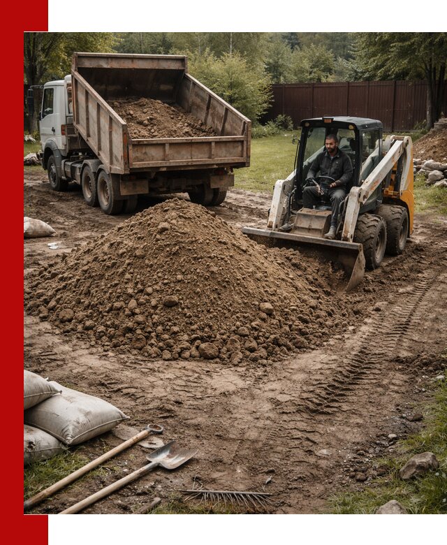 Суглинок для планировки участков в Саяногорске с доставкой и выгрузкой