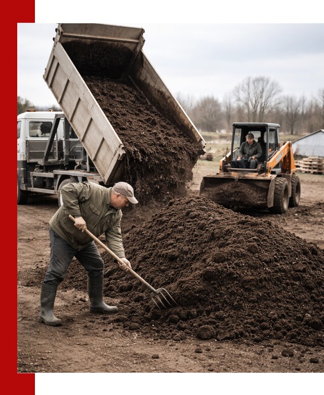 Доставка и продажа перегноя в Саяногорске быстро и дешево