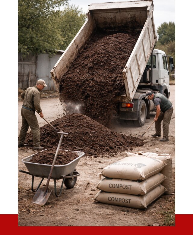 Купить компост в Саяногорске от 4302 р. за куб с доставкой | ПРОНЕРУДСнг