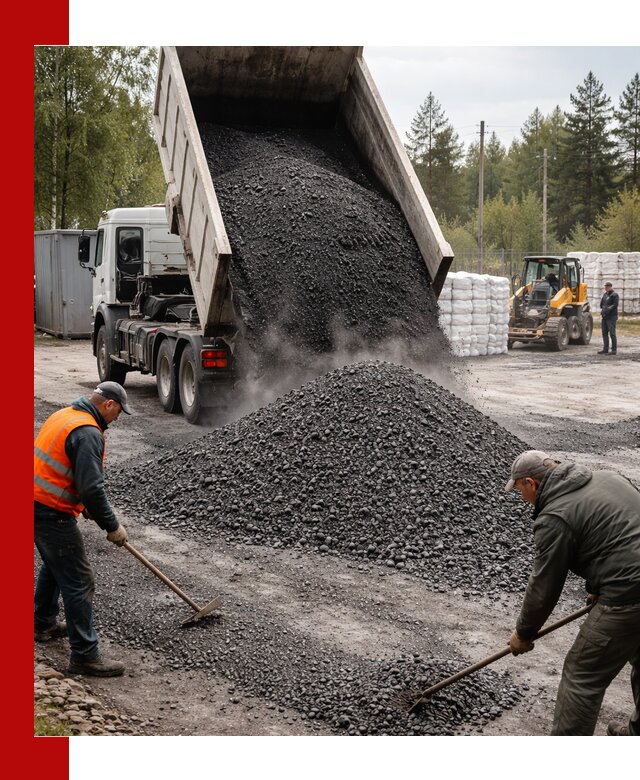 Доставка и продажа асфальтного гранулята в Саяногорске