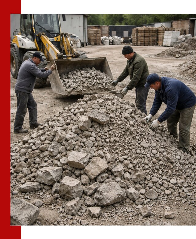 Демонтаж и вывоз бой бетона в Саяногорске