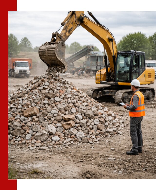 Доставка и вывоз строительного боя в Саяногорске